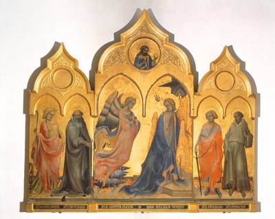 Annunciation with Saints by Lorenzo Monaco